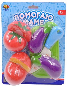 Набор «Овощи. Помогаю маме», 8 предметов (ABtoys, PT-00394)